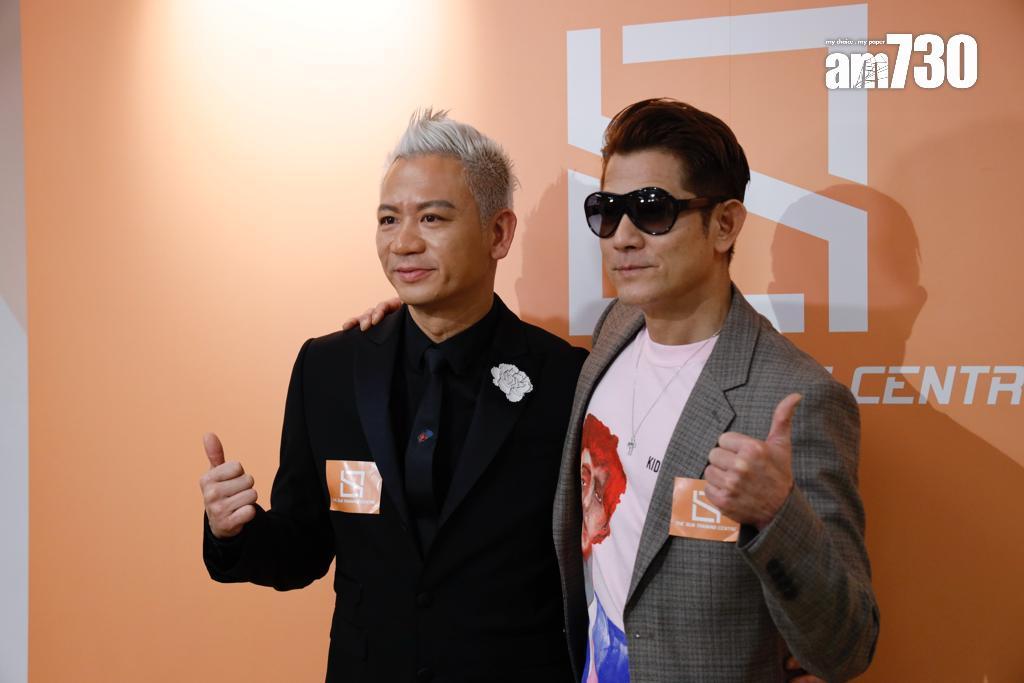 星級排舞師Sunny Wong (黃國榮)與郭富城非常老友 。(娛樂組攝)