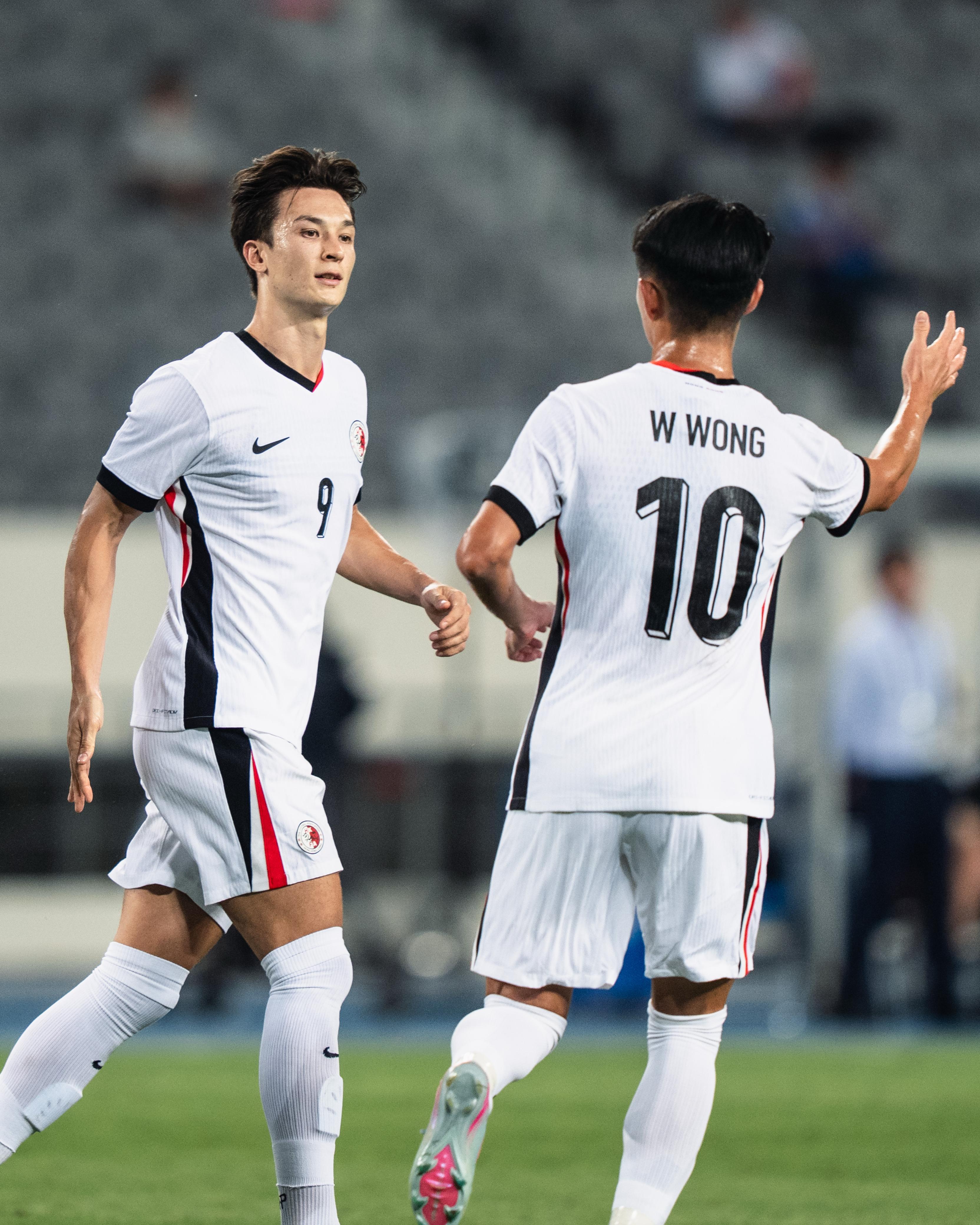 香港1:6不敵日本。(香港足總圖片)