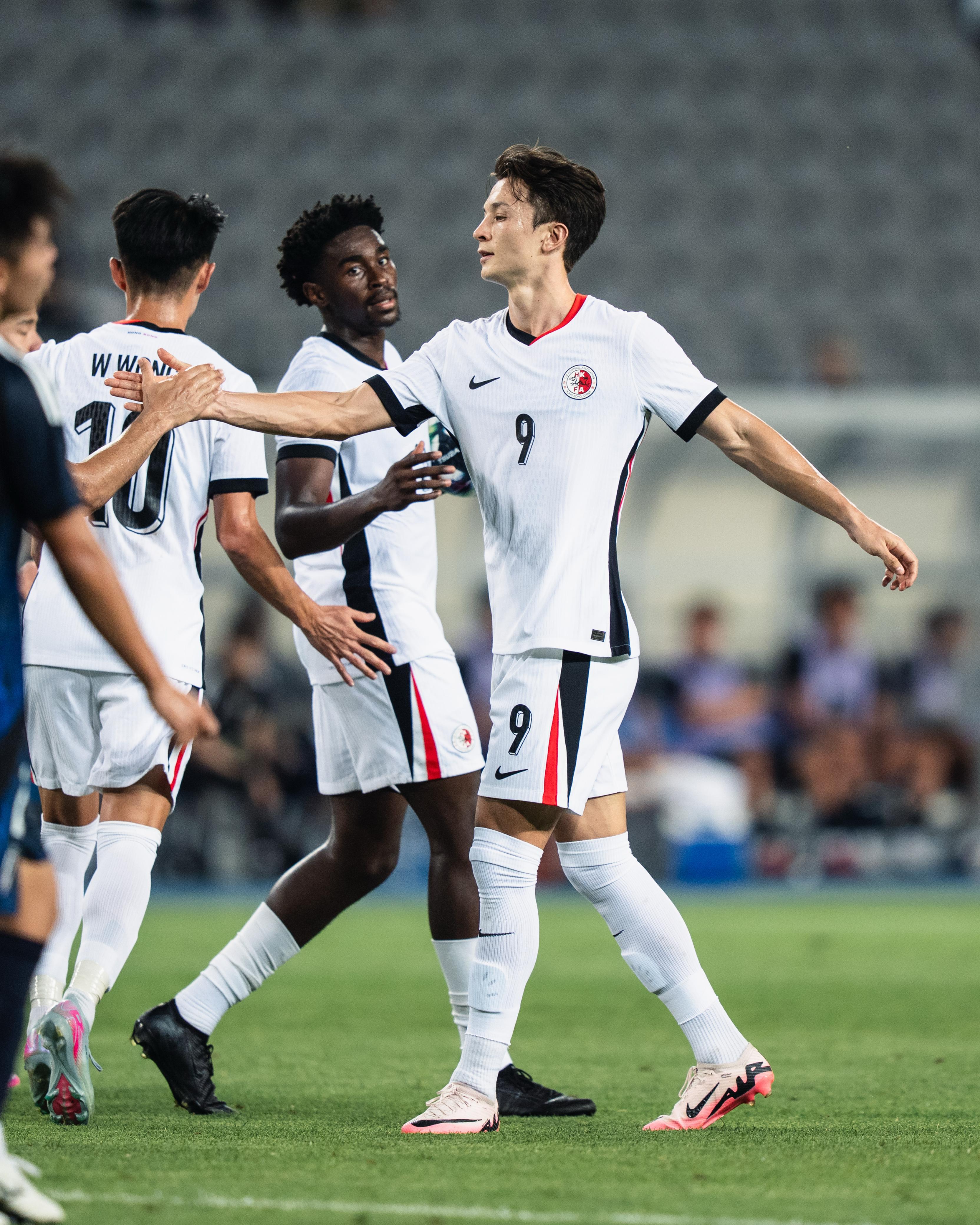 香港1:6不敵日本。(香港足總圖片)