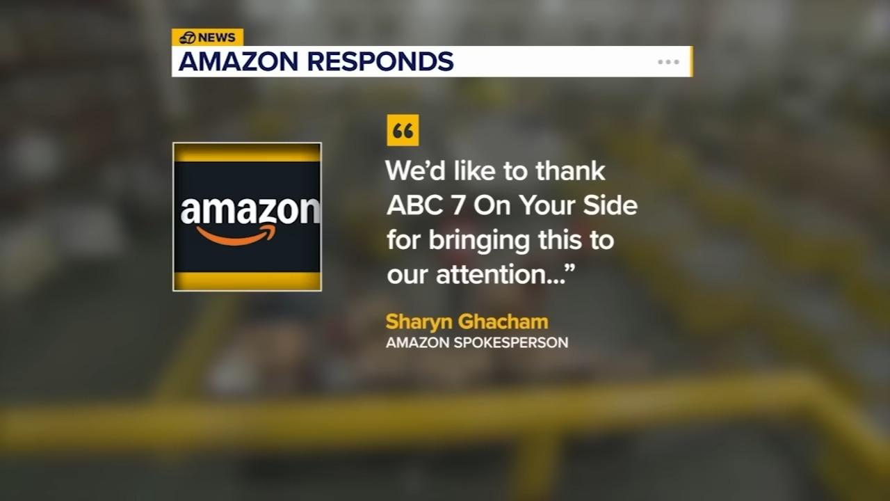 亞馬遜已處理相關包裹,並保證不會再有類似事件發生。