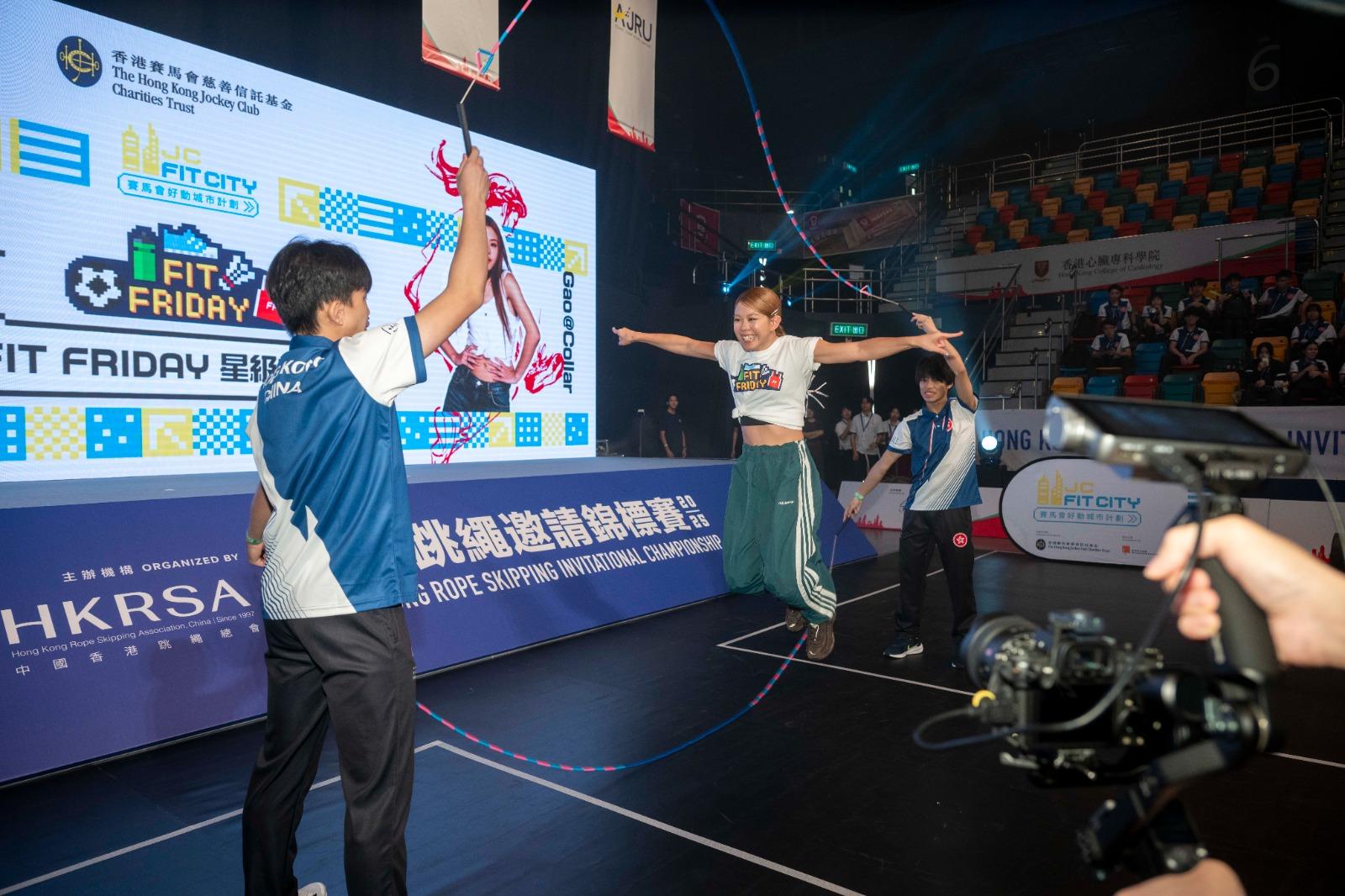 Fit Friday鼓勵大眾趁周五較輕鬆的時間,多做運動, 養成做運動的習慣。