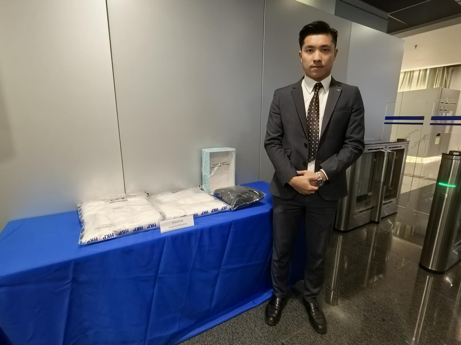 大角咀迷你倉變毒品倉,警檢390萬元K仔拘49歲無業漢。