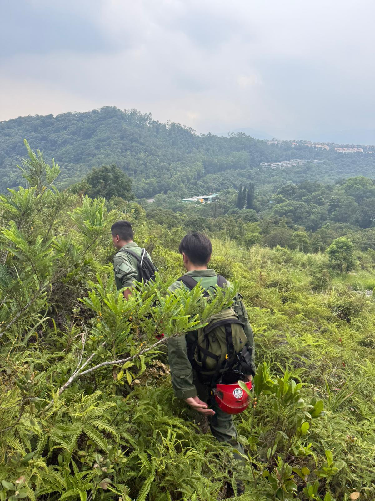 紀律部隊採無人機結合定位系統 17小時深山救回七旬翁 搜救員:技術徹底改變山野救援 (警方提供)