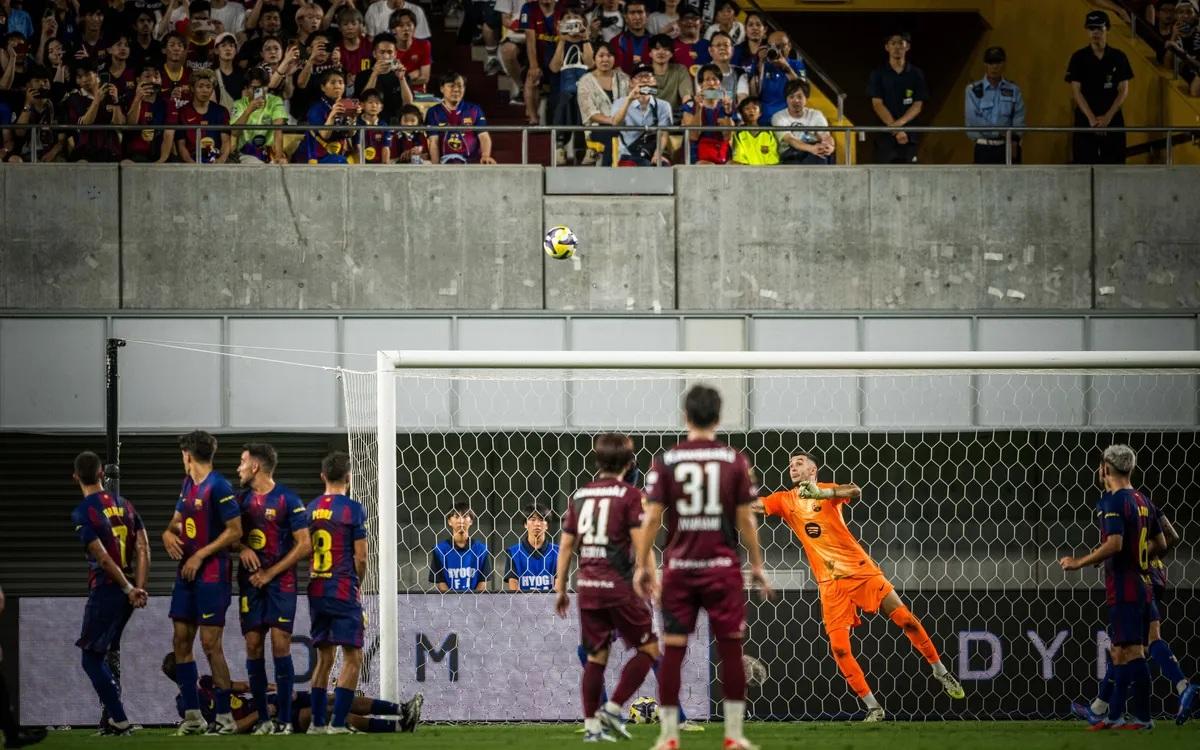 巴塞隆拿3:1贏神戶勝利船。(巴塞隆拿官網)