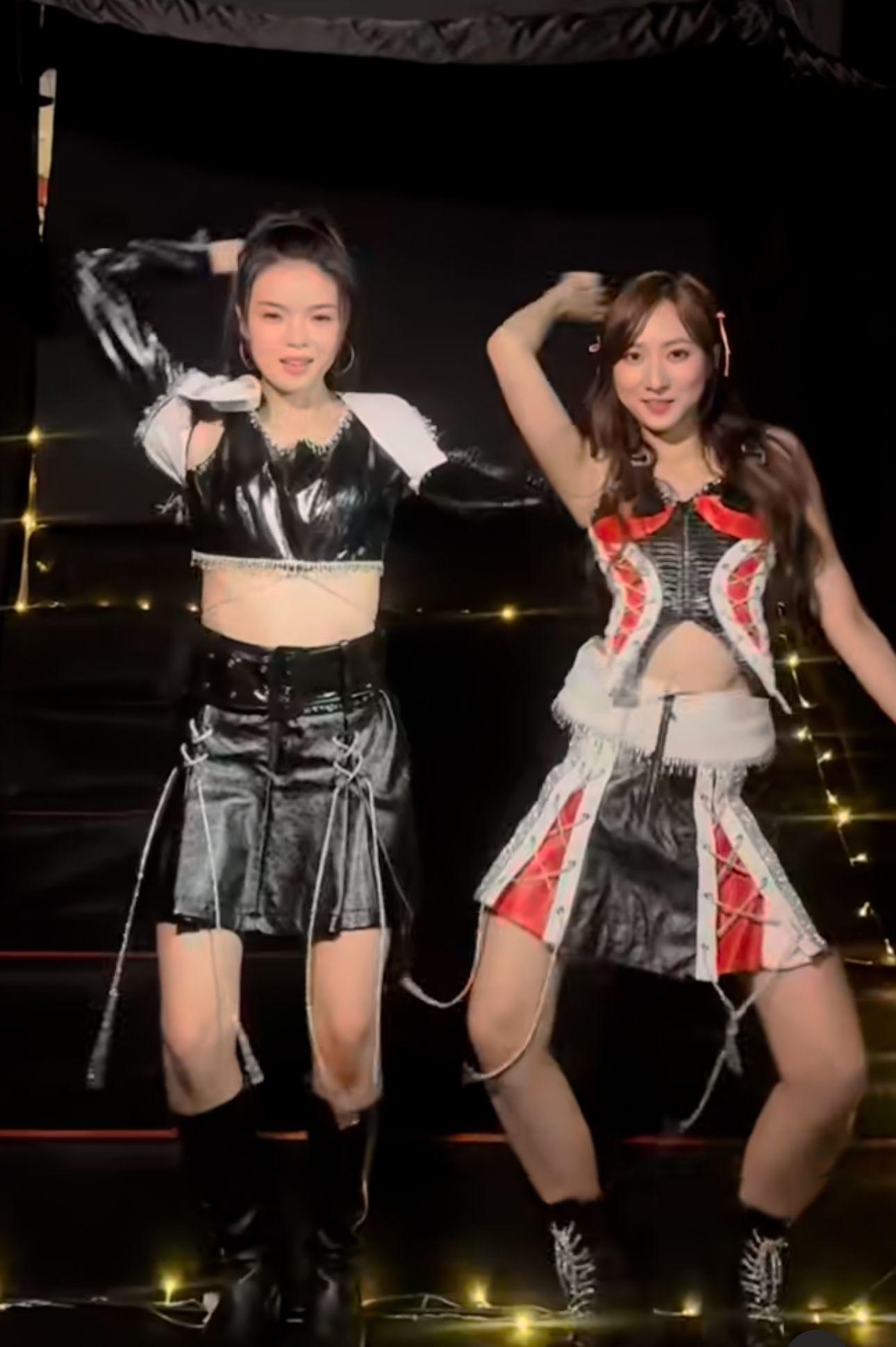 Yumi再分享與文凱婷的跳舞影片。