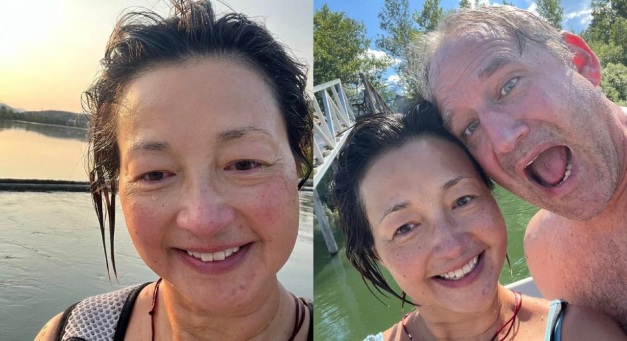 李綺虹上載素顏運動照 55歲無懼雀斑皺紋呈現最真實狀態