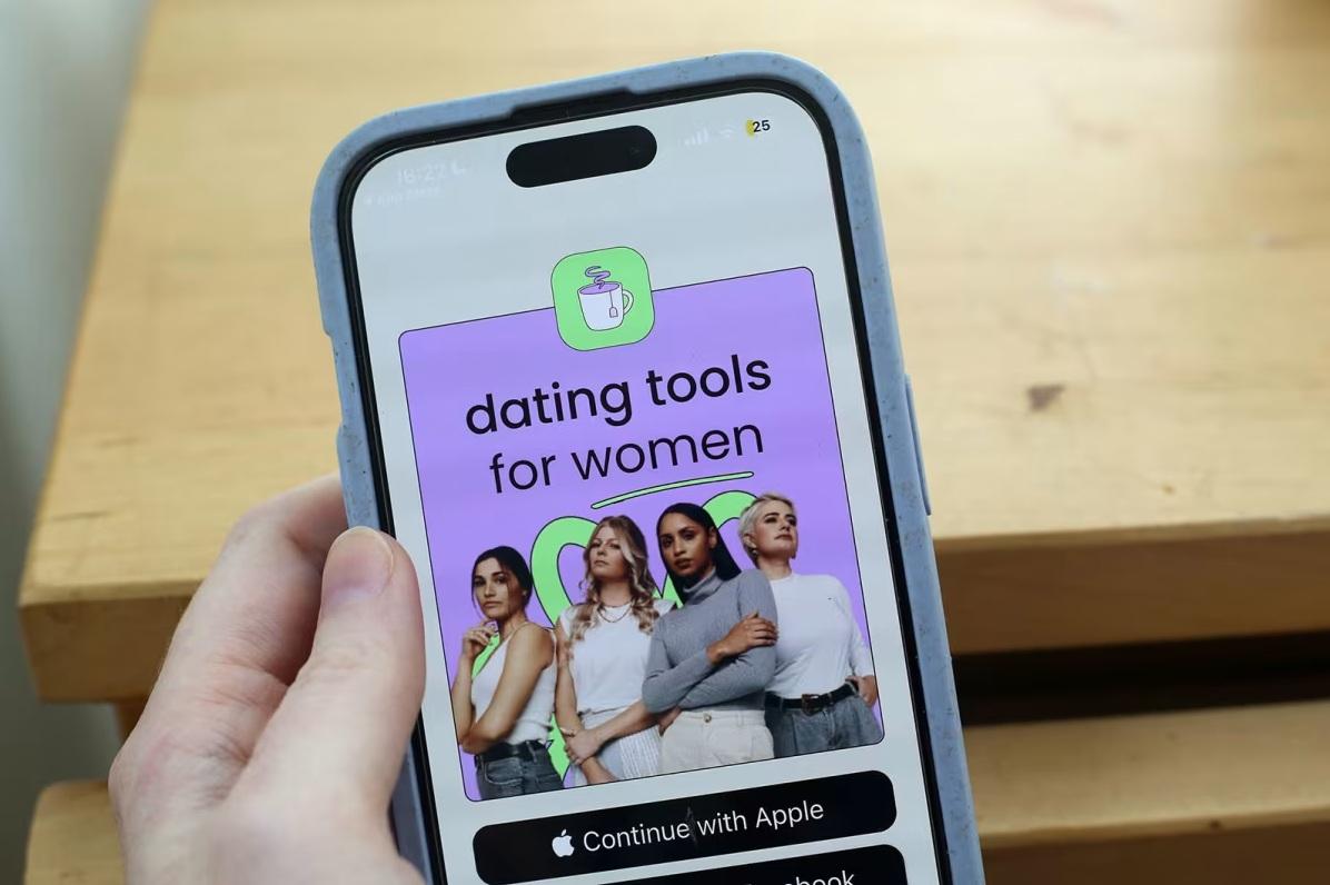 近日爆紅的女性交友App「Tea」。(互聯網)