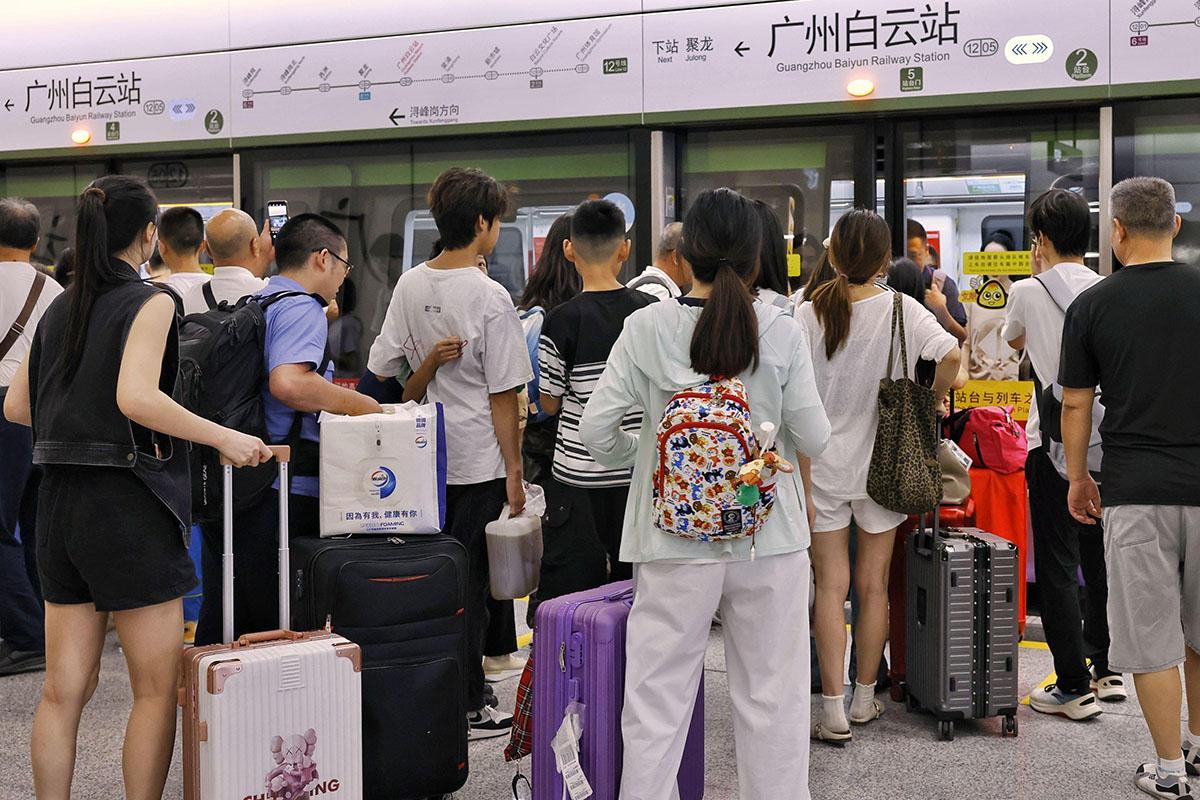 廣州地鐵12號線已經通車。(互聯網)