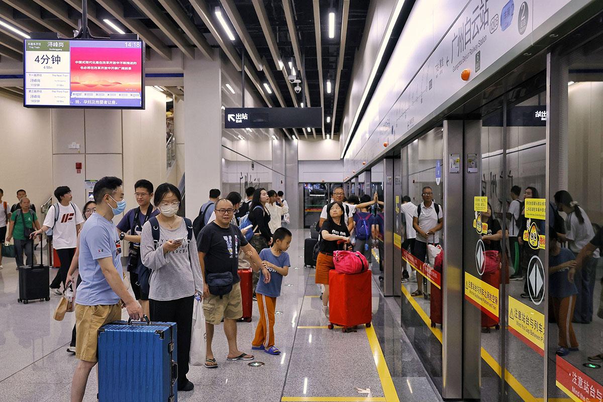 廣州地鐵12號線已經通車。(互聯網)