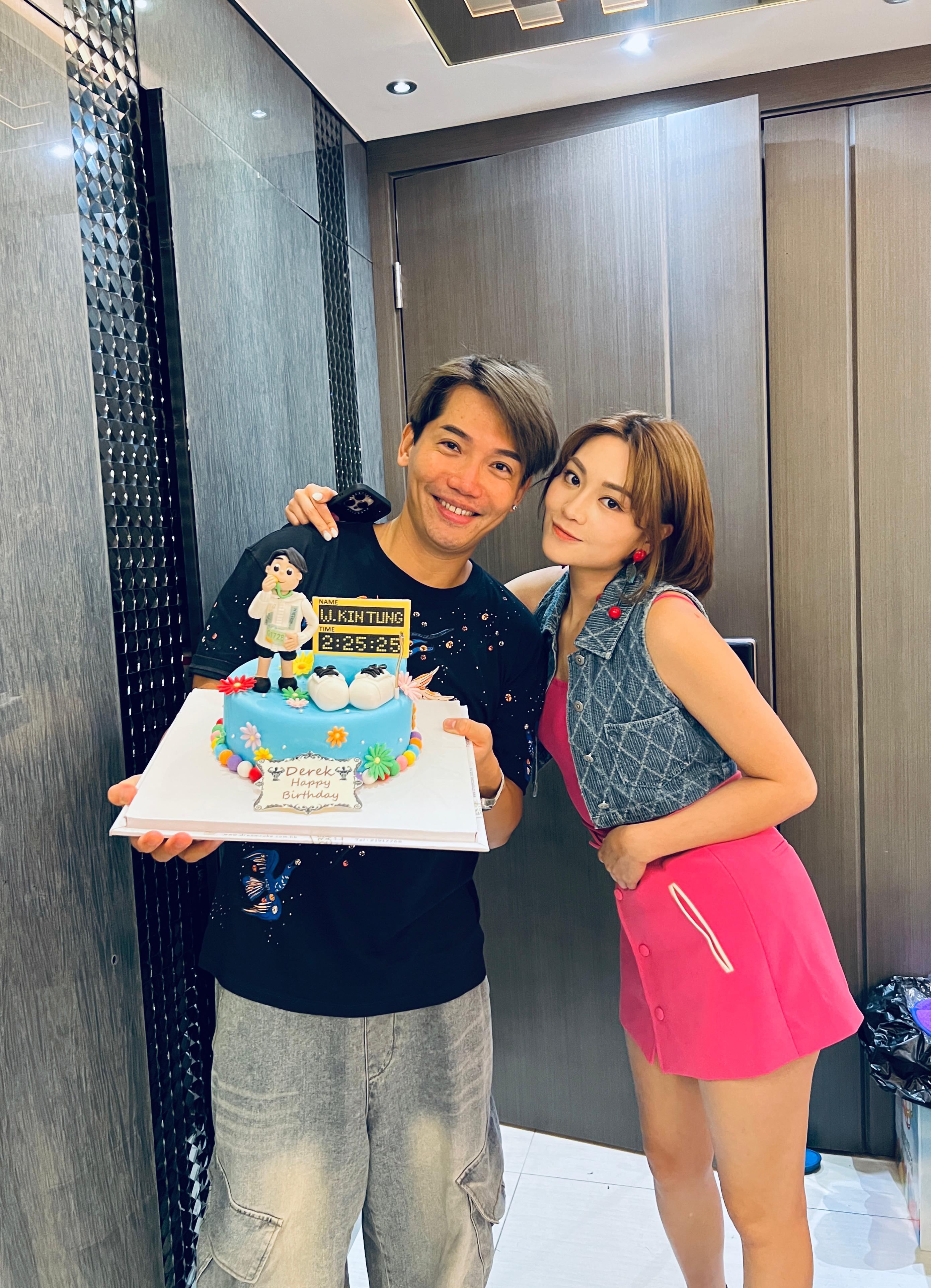 黃建東獲多位圈中好友為他悉心準備生日驚喜。