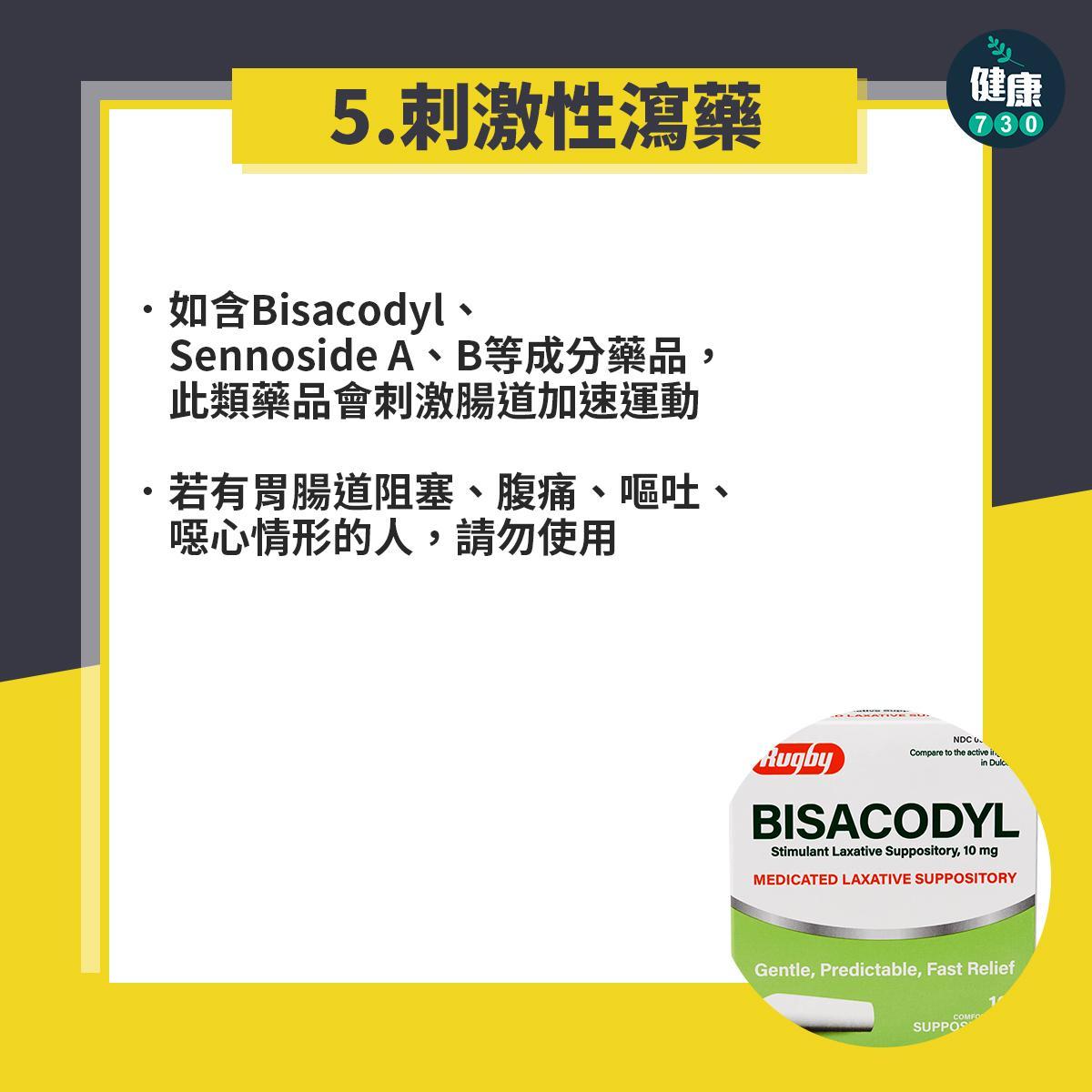 便秘藥物|刺激性瀉藥