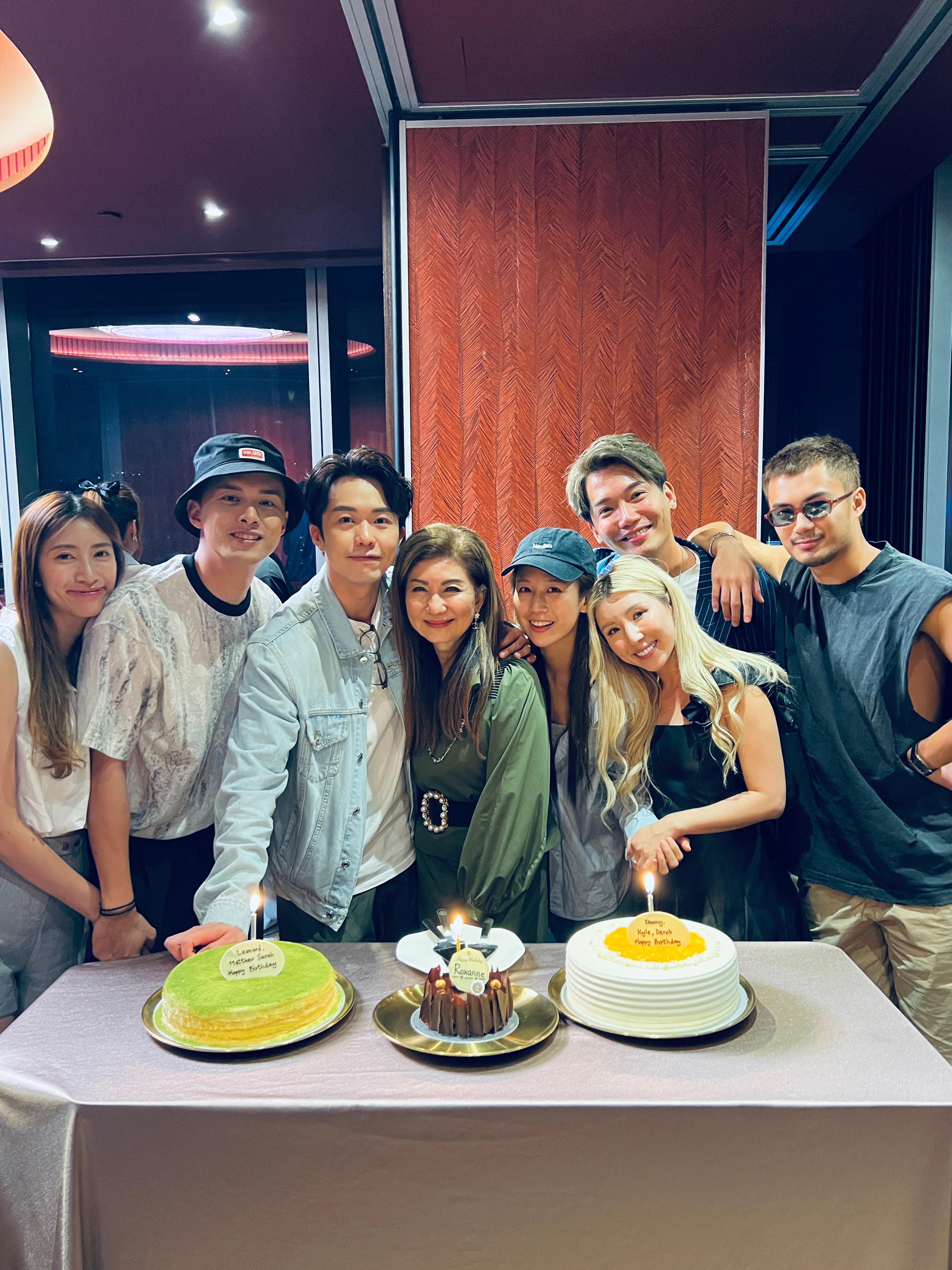 黃建東獲多位圈中好友為他悉心準備生日驚喜。