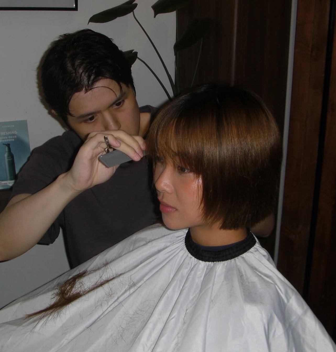 Moon Tang日前在社交網表示已把長髮剪短迎接夏天。