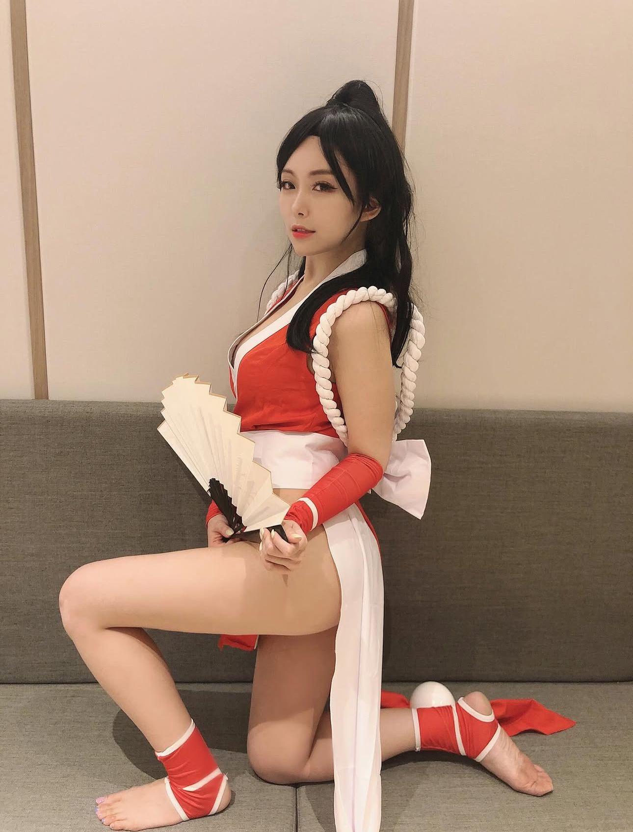 素海霖cosplay不知火舞。
