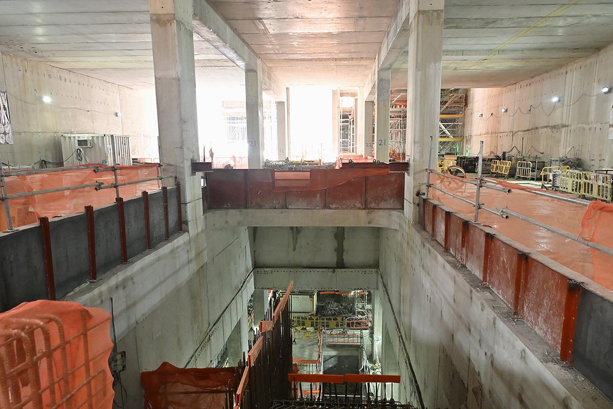 古洞站維持2027年竣工的目標。