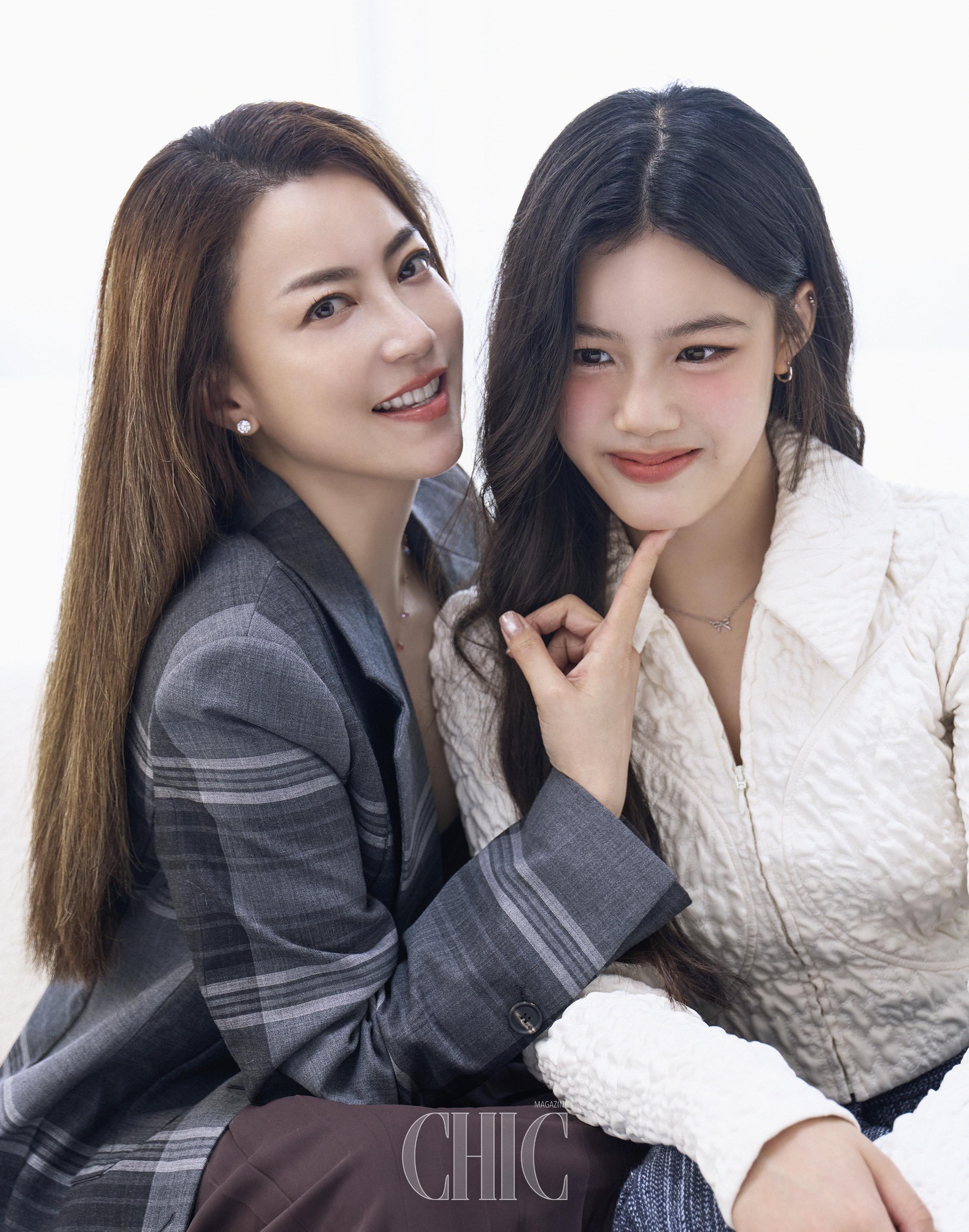 Hanni完美遺傳媽咪基因,首次拍攝封面零怯場。