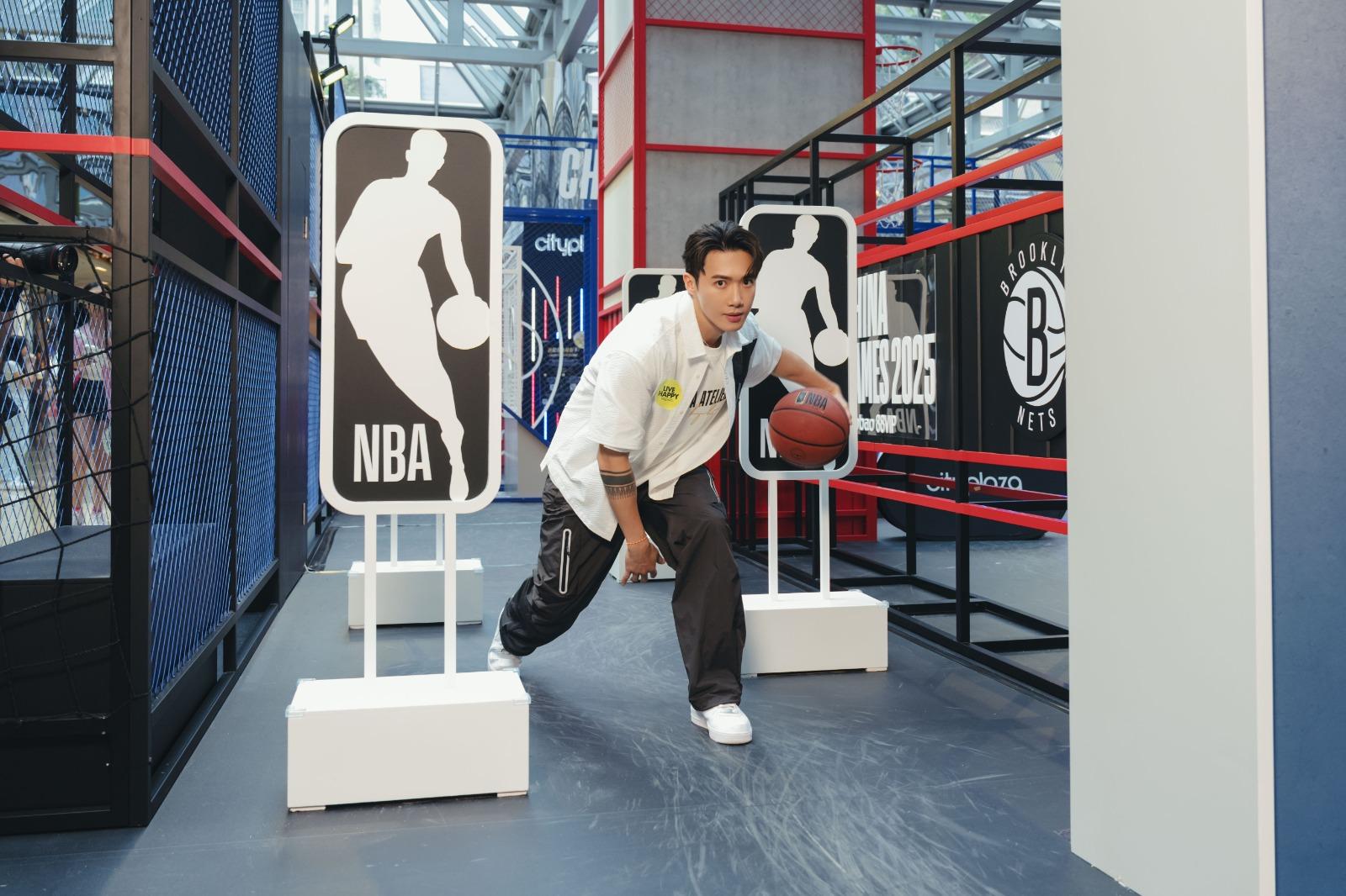 Stanley現身商場活動,響應今個夏日的NBA狂熱。