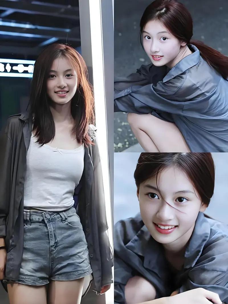 河南南陽15歲美少女網紅七七神似張栢芝