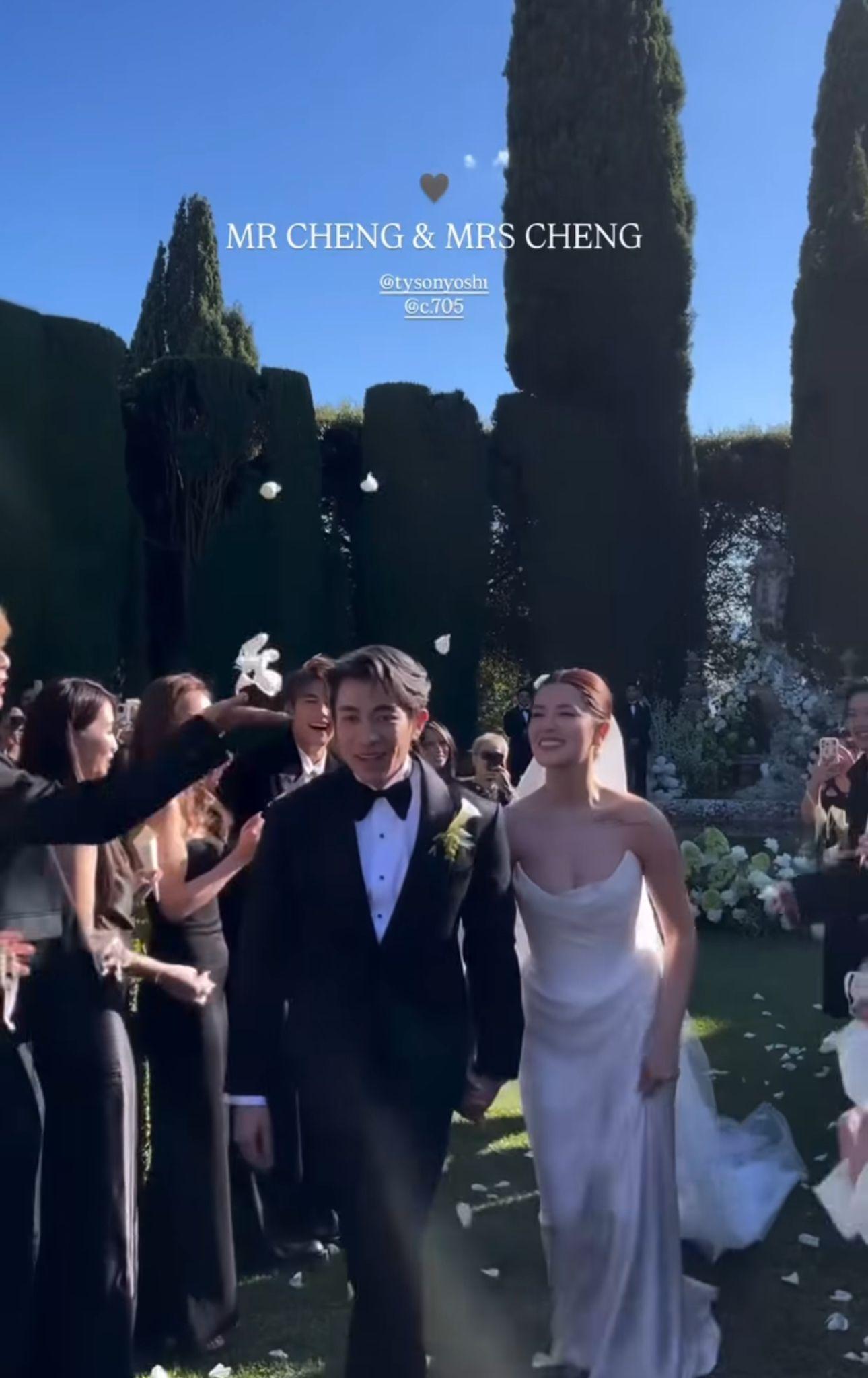Tyson Yoshi與Christy在古雅莊園搞夢幻婚禮。