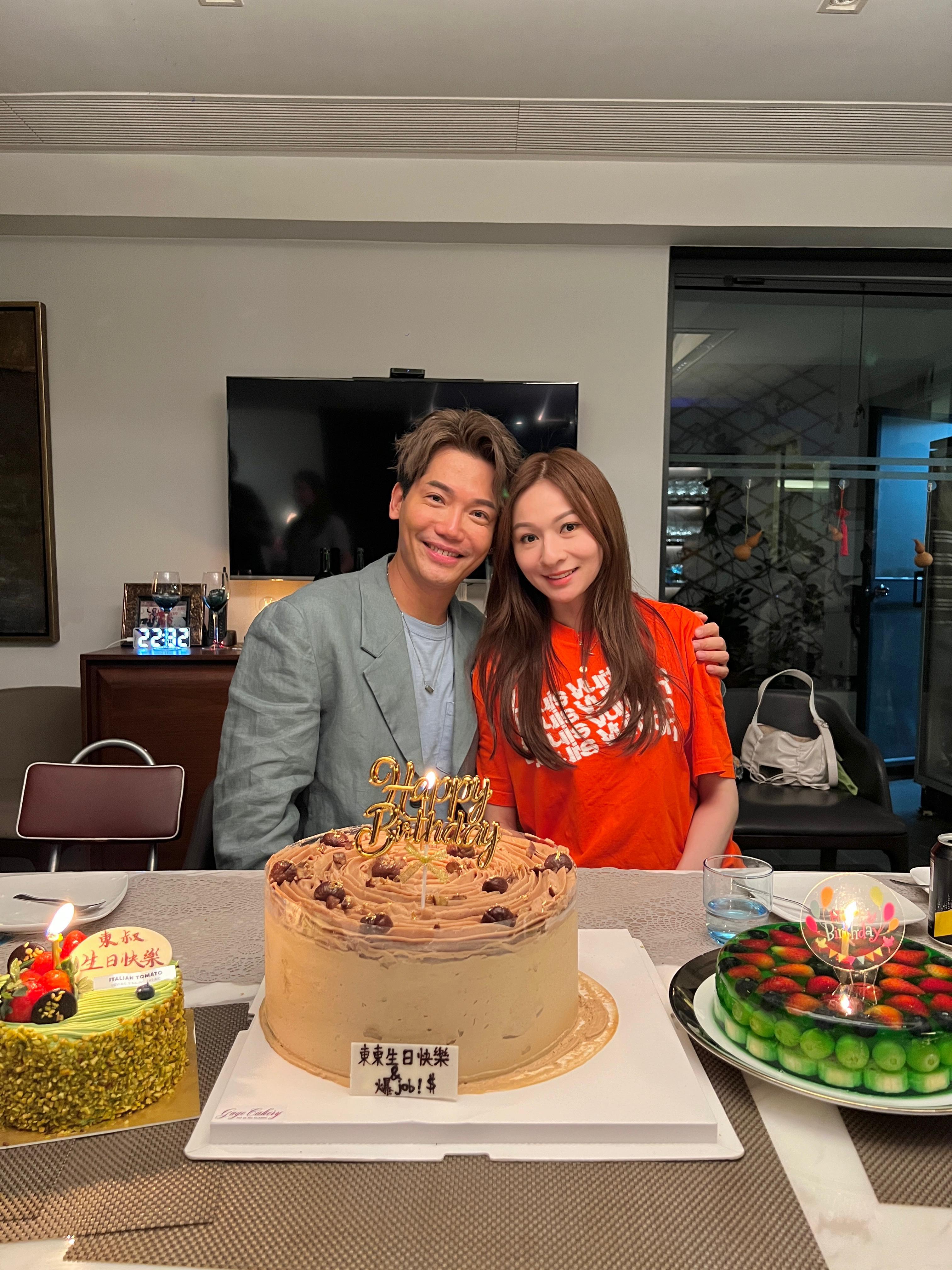 黃建東獲多位圈中好友為他悉心準備生日驚喜。