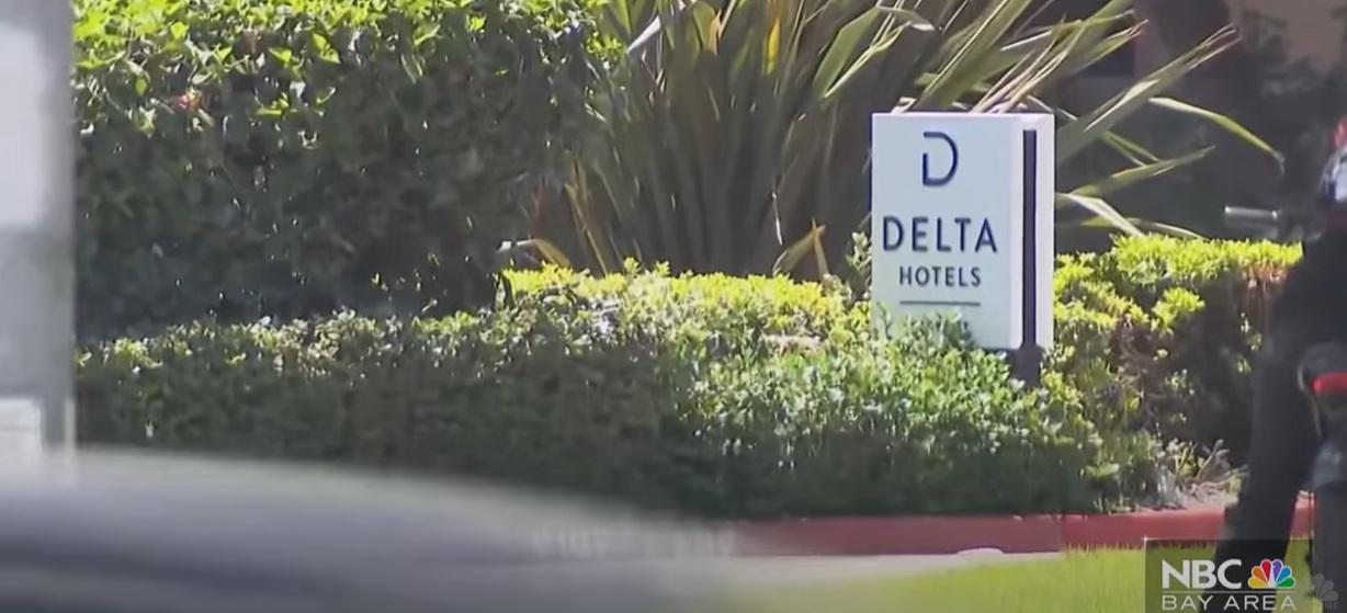 事發的加州園林市萬豪達美酒店。(互聯網)