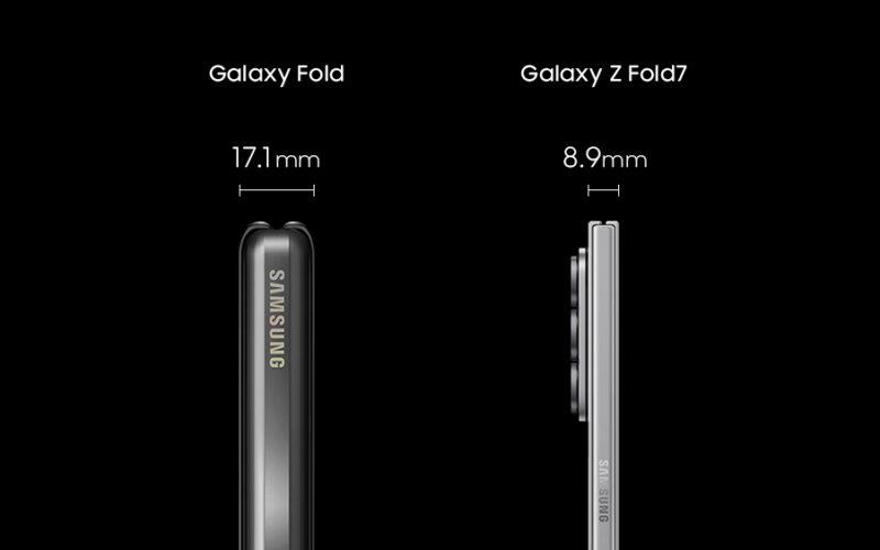 Samsung 摺疊屏幕手機六代進化史 17.1mm到8.9mm的極致纖薄革命