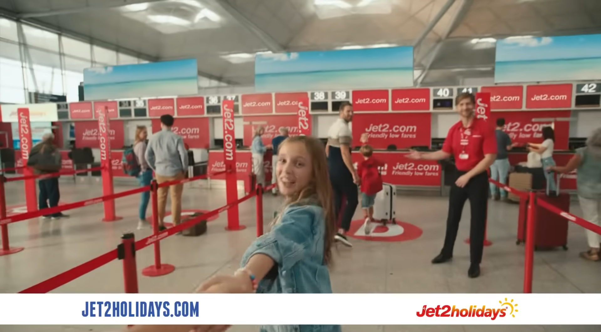 Jet2 holiday宣傳旅遊套片優惠。
