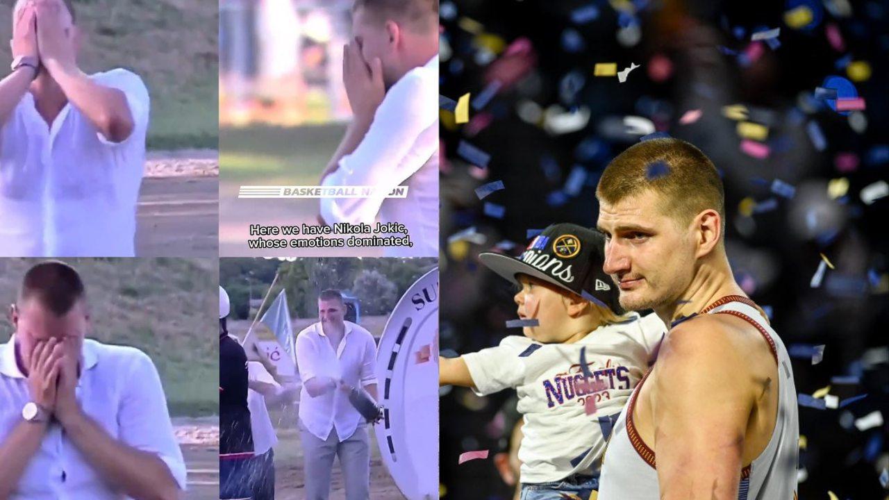 NBA|祖傑(Nikola Jokic)贏馬後流淚享香檳浴 激動過攞總冠軍(有片)