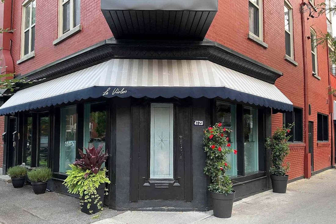 兩人在蒙特利爾的著名餐廳Le Violon密會。