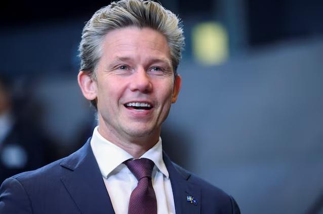 瑞典國防部長約恩松。(資料圖片)