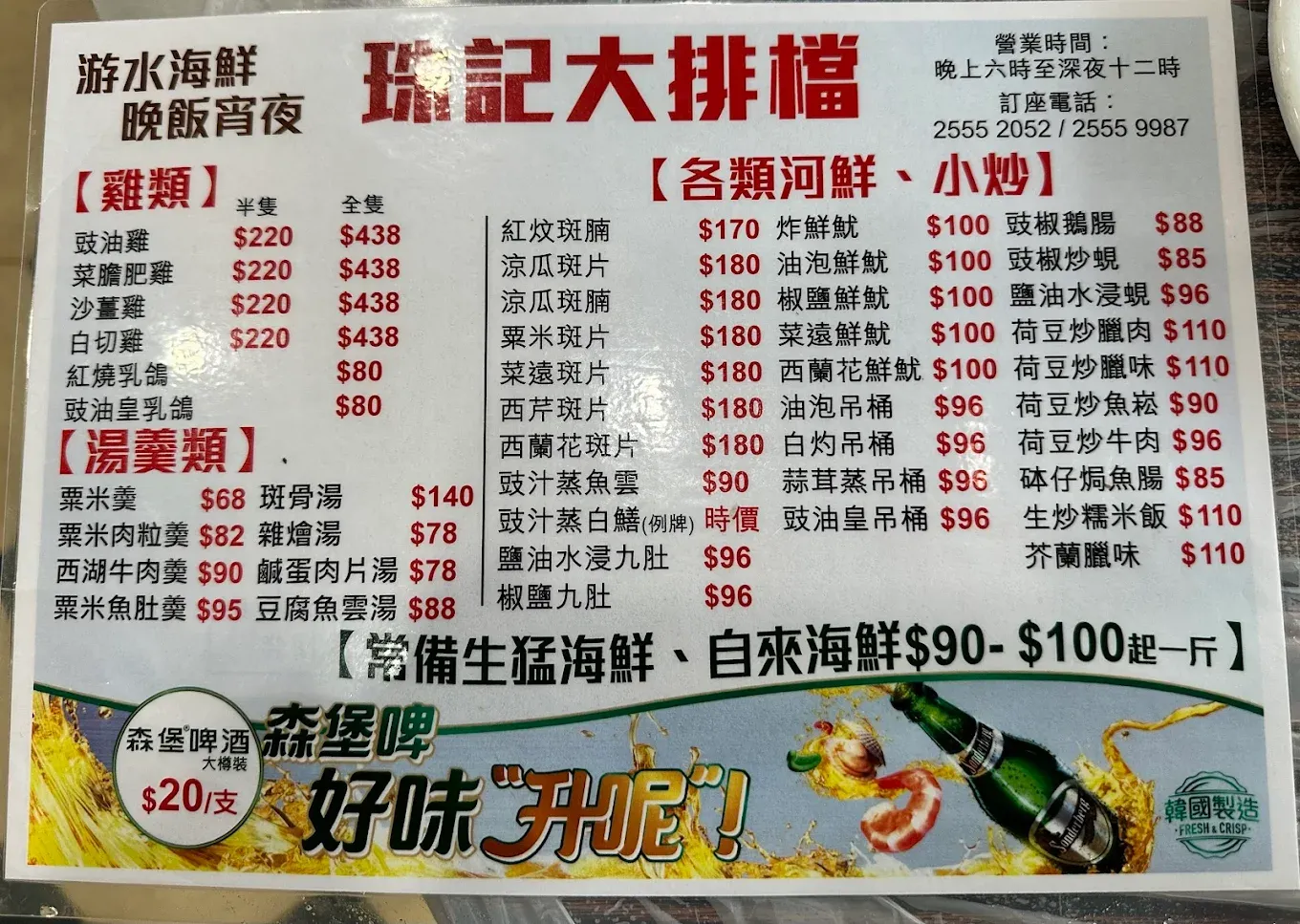 鴨脷洲街市熟食中心將於8月1日展開優化攤檔工程,惟其中一家人氣海鮮加工老店「珠記」選擇榮休結業(Google資料圖片)