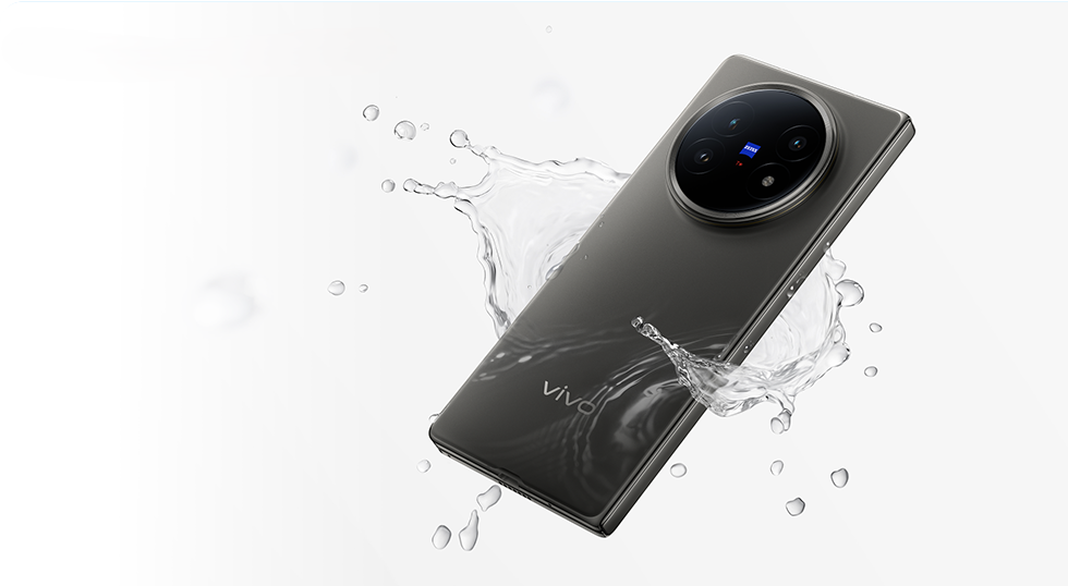 vivo X Fold5具備摺機中最強的3防規格。