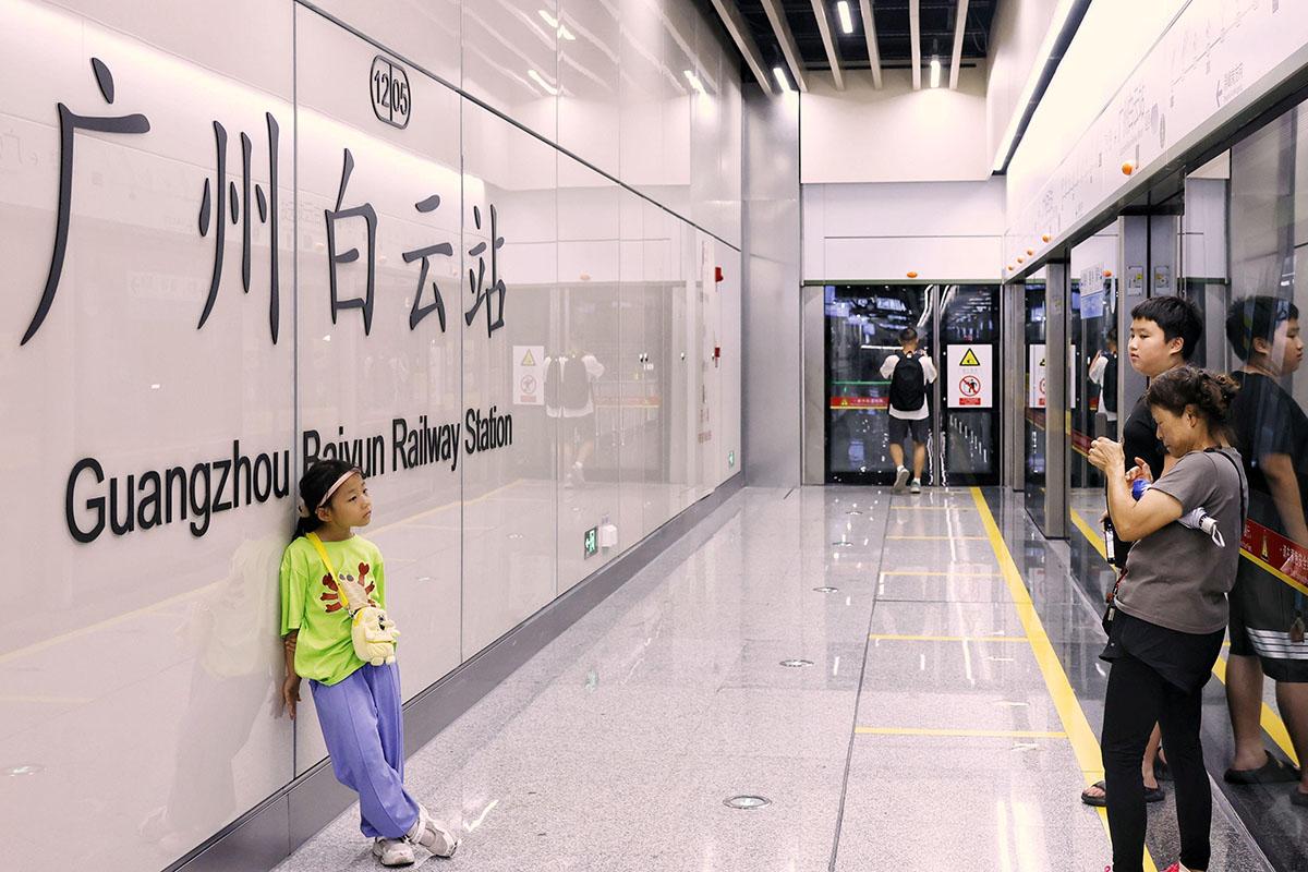 廣州地鐵12號線已經通車。(互聯網)