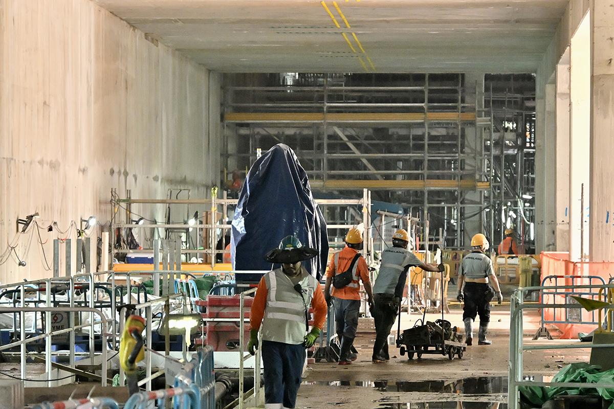 古洞站維持2027年竣工的目標。