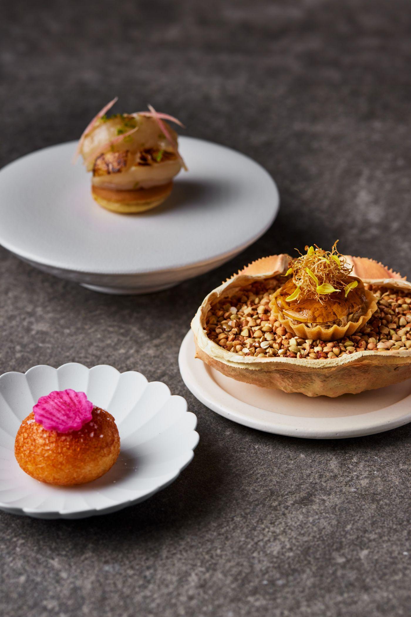 嘗味餐單以季節時令為靈感,融合法式烹調技藝與日式美學。(參考圖片)