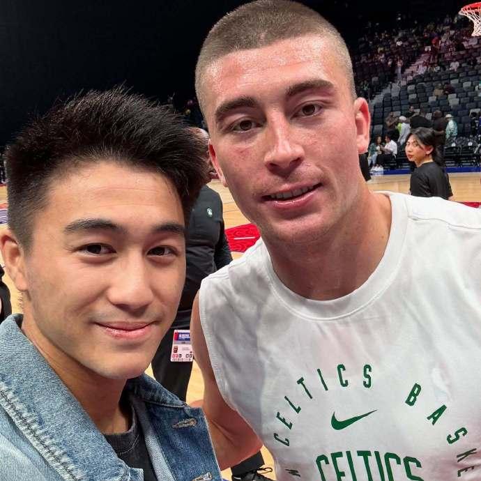 何猷君在IG分享成為NBA凱爾特人隊股東。
