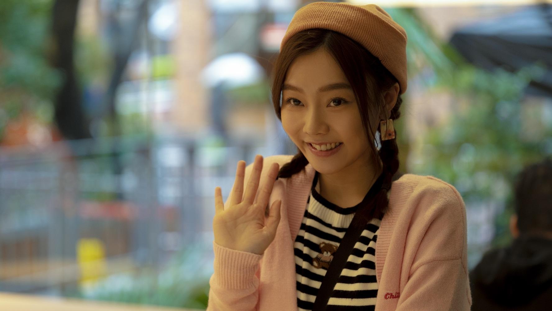 Yoyo在《季前賽》演可愛少女角色。