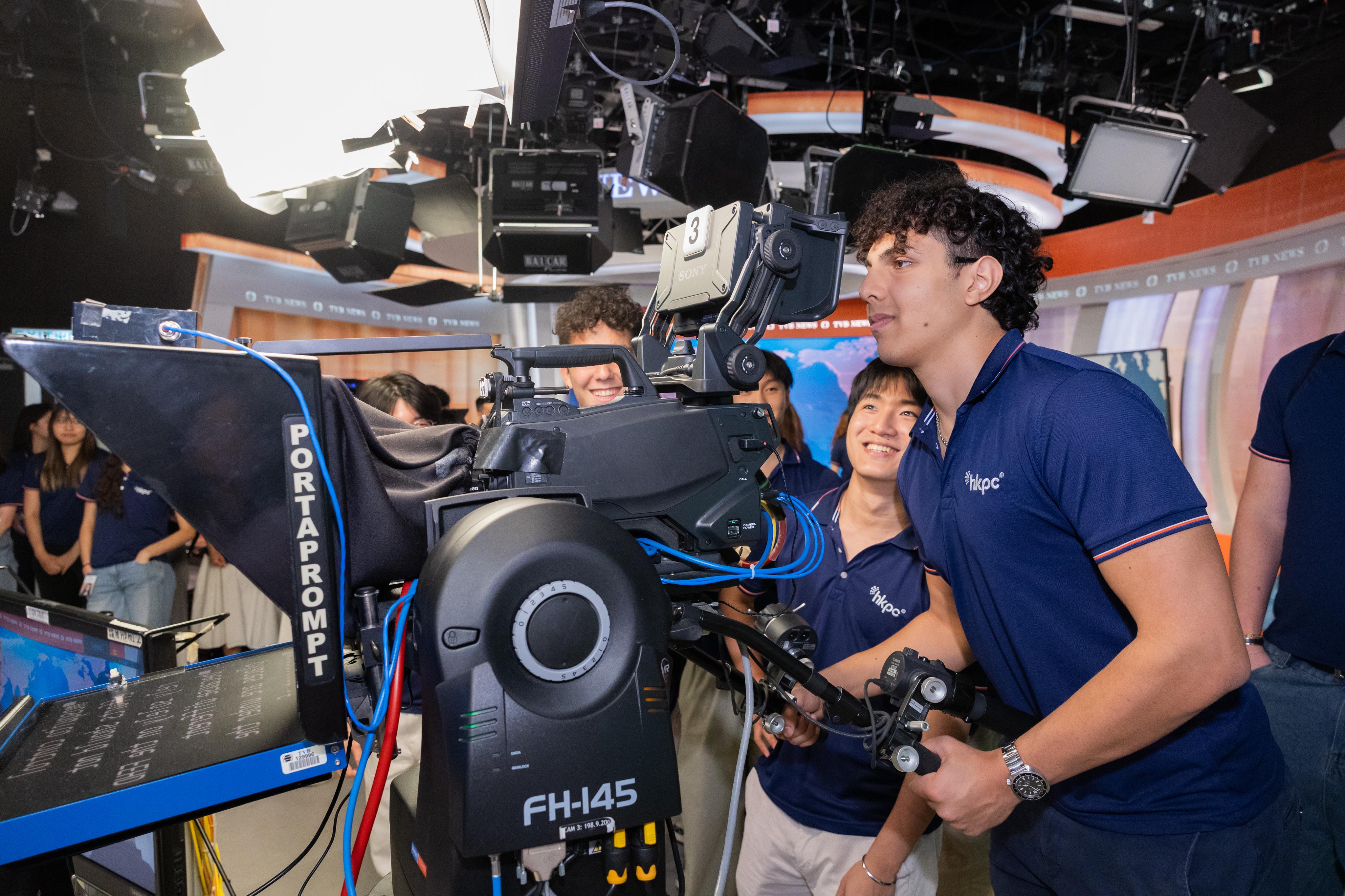 實習生參訪TVB 無綫電視新聞部