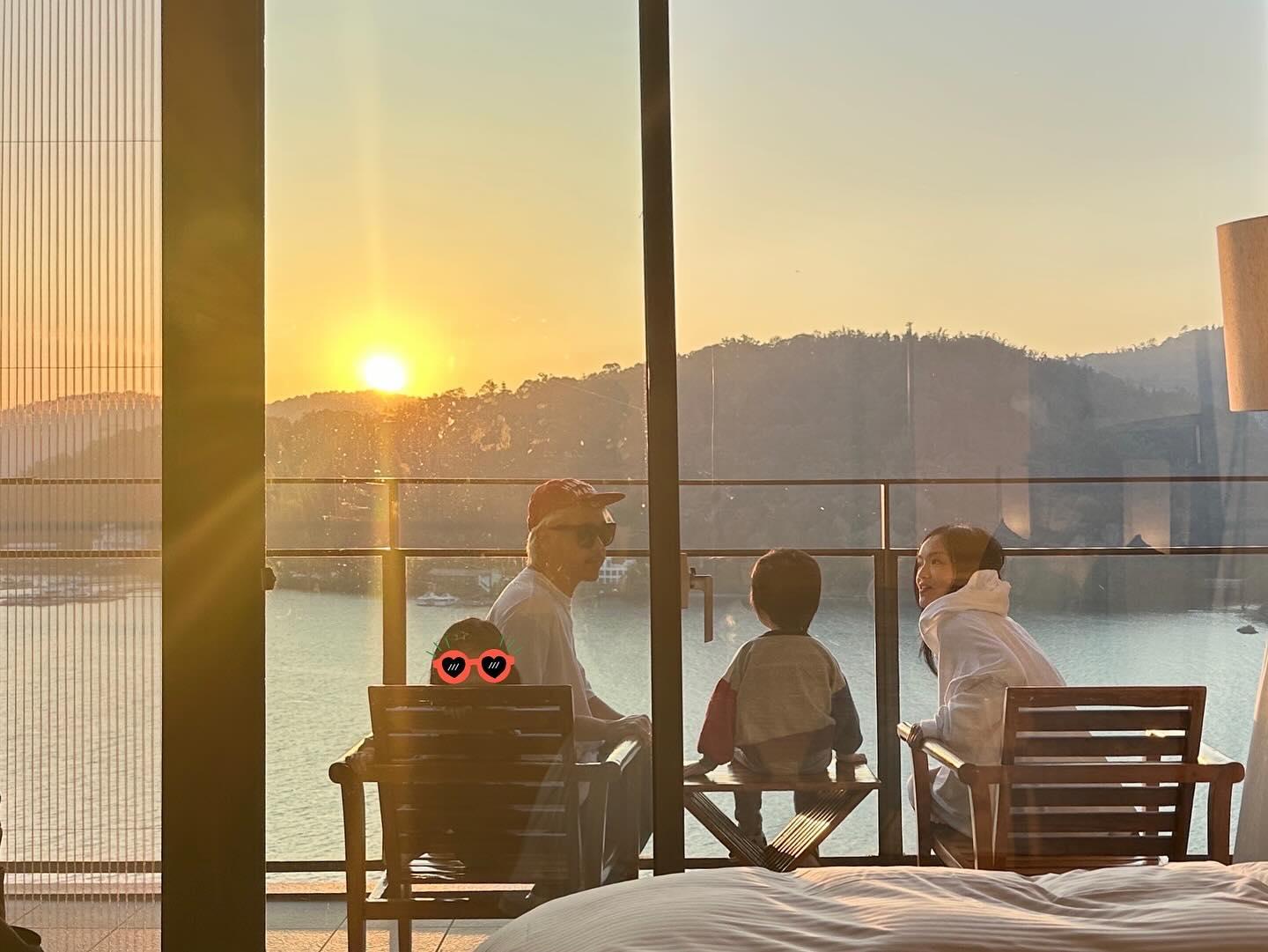 過往一家4口不時出外旅遊。