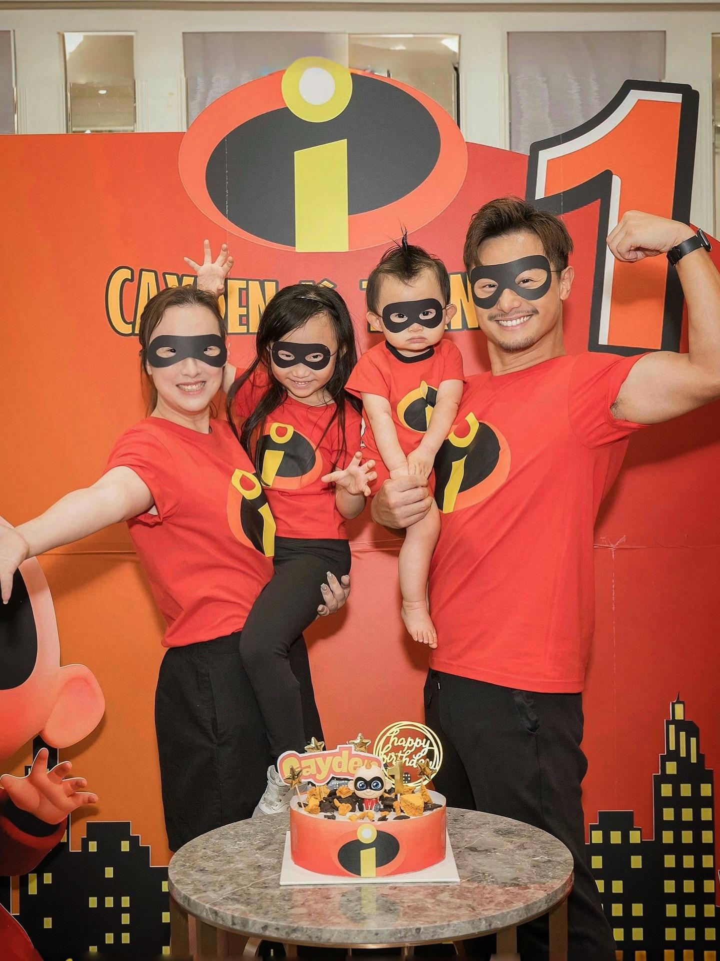 楊潮凱化身Mr. Incredible,造型栩栩如生。