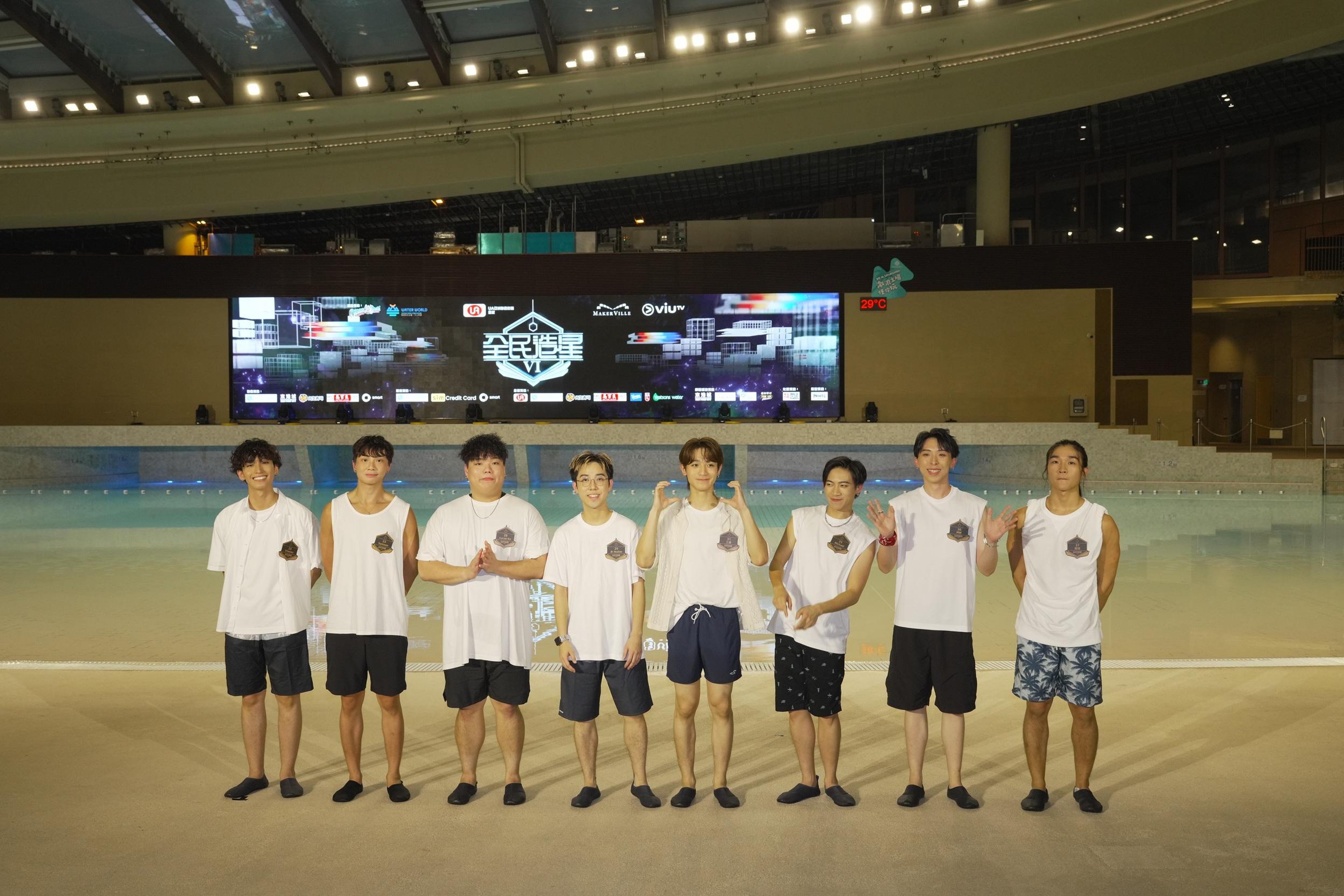 《全民造星VI》第三組參賽者Chester、阿木、Samson、Lucas Ko、水Walter、三金、Michael、MW、紹冠。