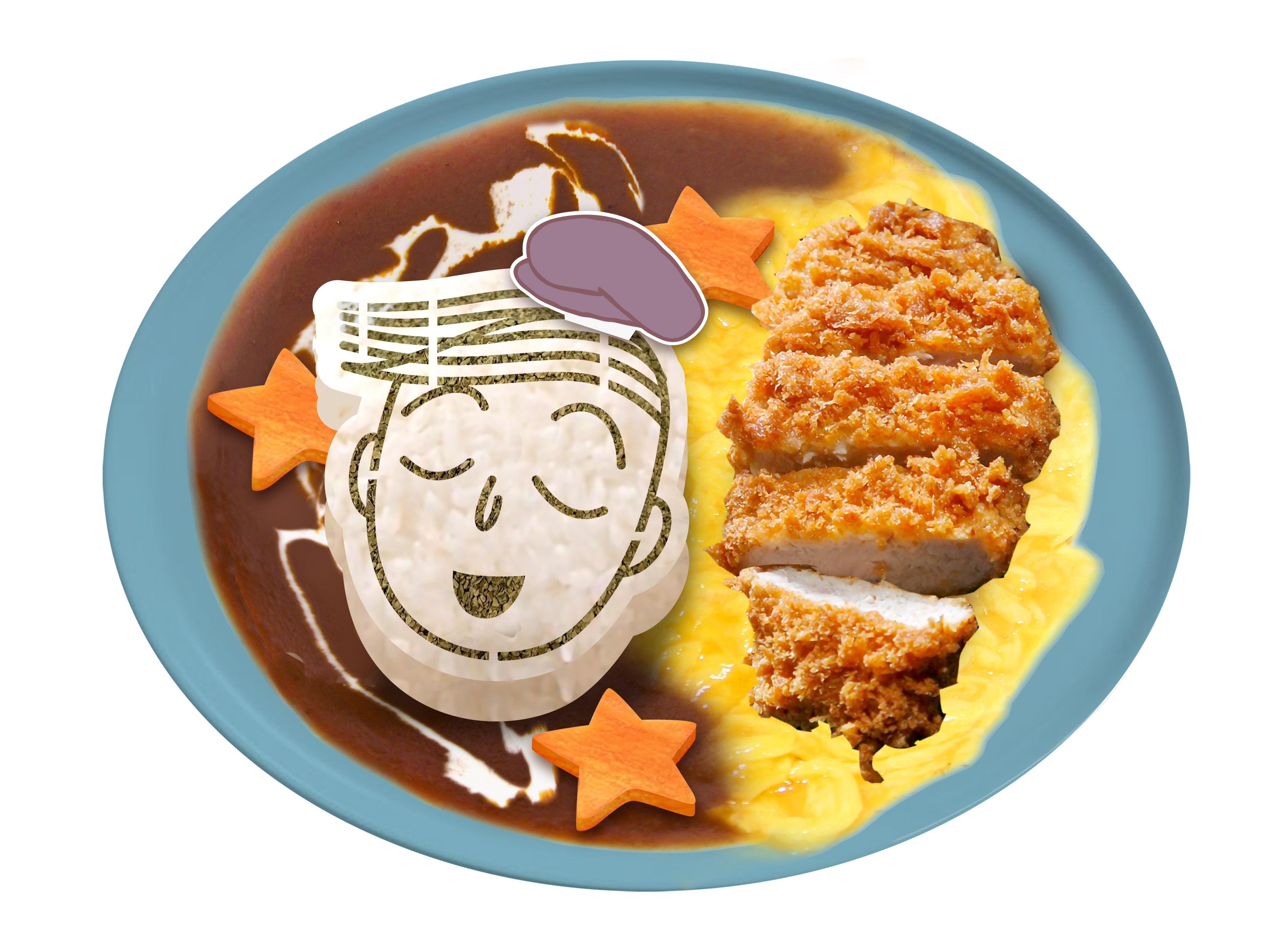 花輪吉列豬扒咖喱飯 $129