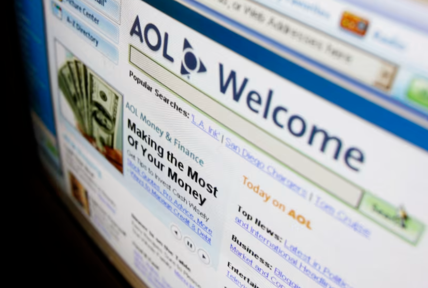 美國「元老級」網絡供應商AOL(美國線上、America Online)近日宣布,將於9月尾結束旗下撥號上網34年的服務,為「慢速時代」正式劃下句號。(網上圖片)