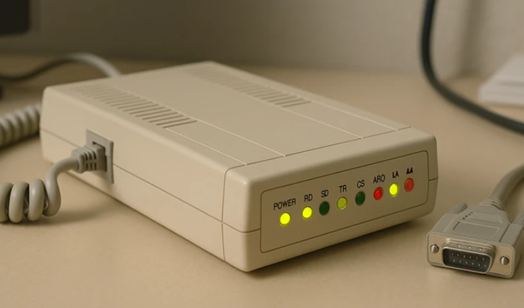 撥號上網讓用戶透過固定電話線連接互聯網,需撥打服務商的號碼,數據機於過程發出特有音調,屬於早期家庭上網主流方式,亦是許多人難忘的網路初體驗聲音記憶。(網上圖片)