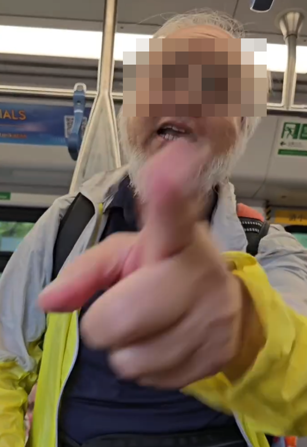 一名貌似藝人盧海鵬的長者,在港鐵逼一名懷孕婦人讓座,女事主發文怒斥對方,指當時隔離已有人讓位,對面亦有空位,但A貨「盧海鵬」仍堅拒就坐(社交平台Threads)