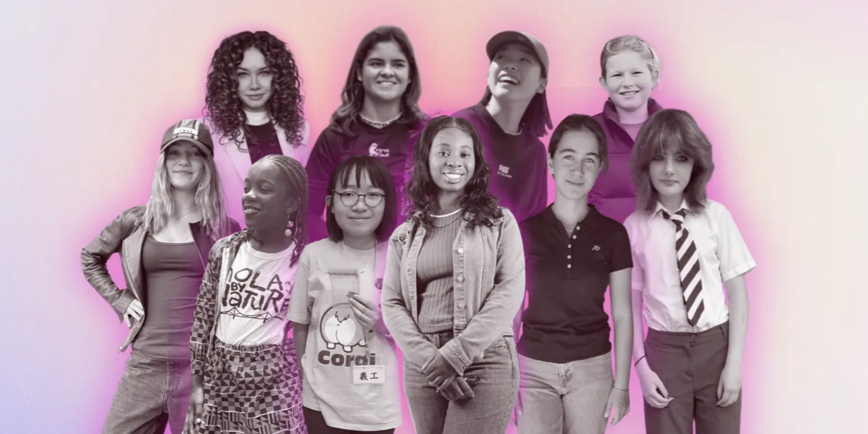 首屆「年度少女」共有10名女孩入選。