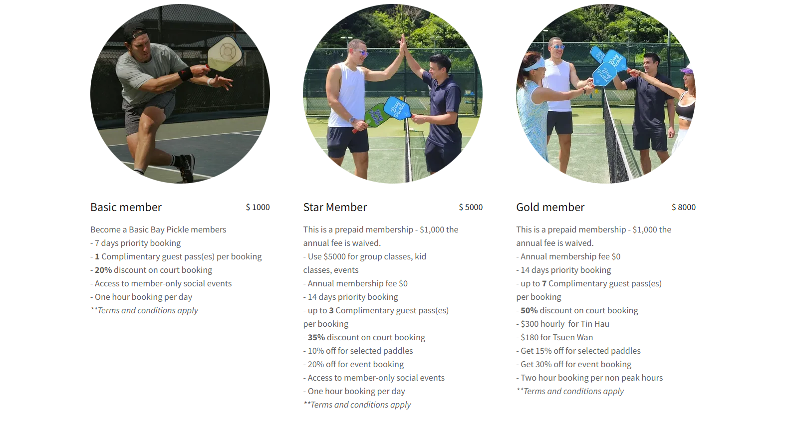 室內匹克球場:Bay Pickle