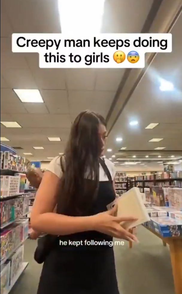 美國現「連環偷聞屁股犯」 怪癖男踎低扮綁鞋帶從背後聞女人臀部(有片)