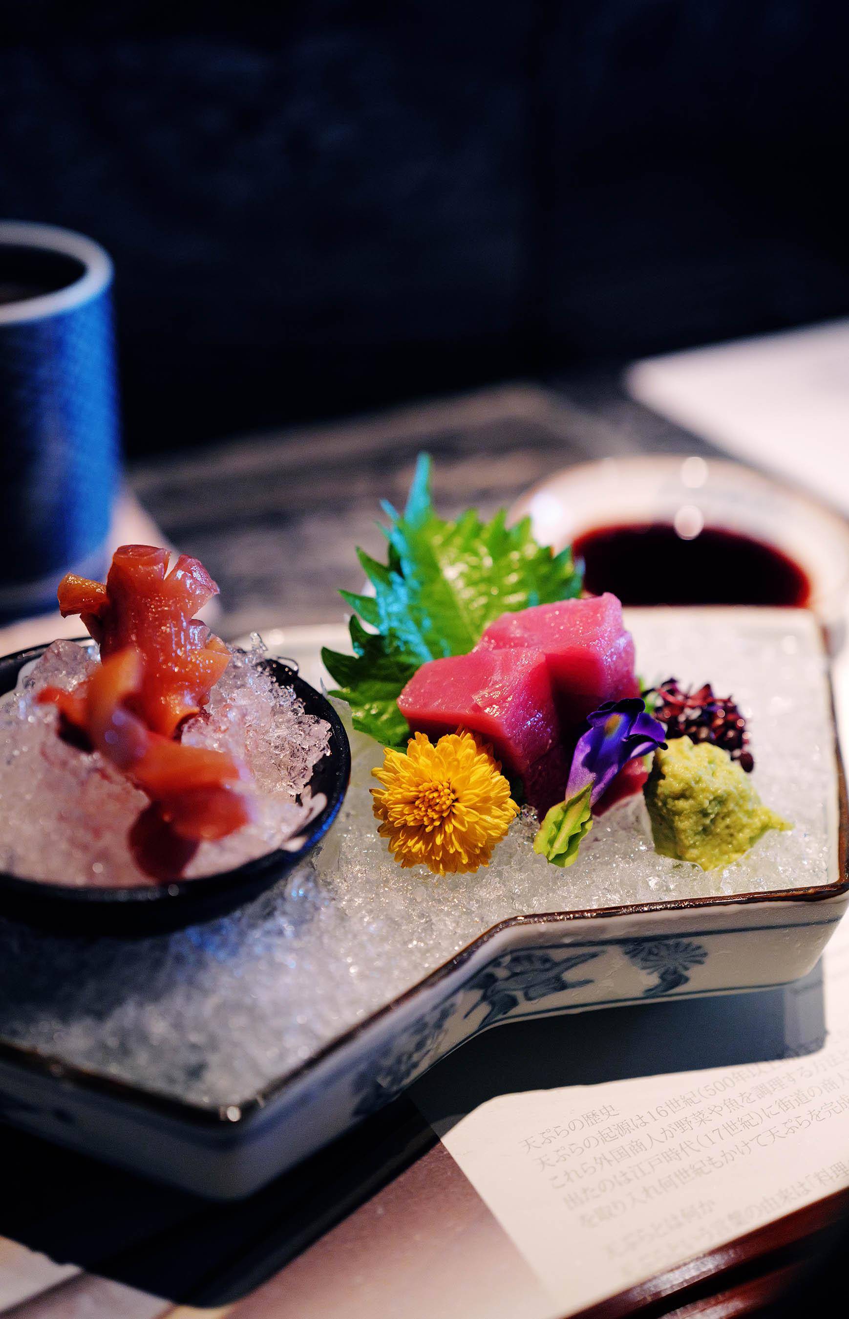 金槍魚及赤貝刺身