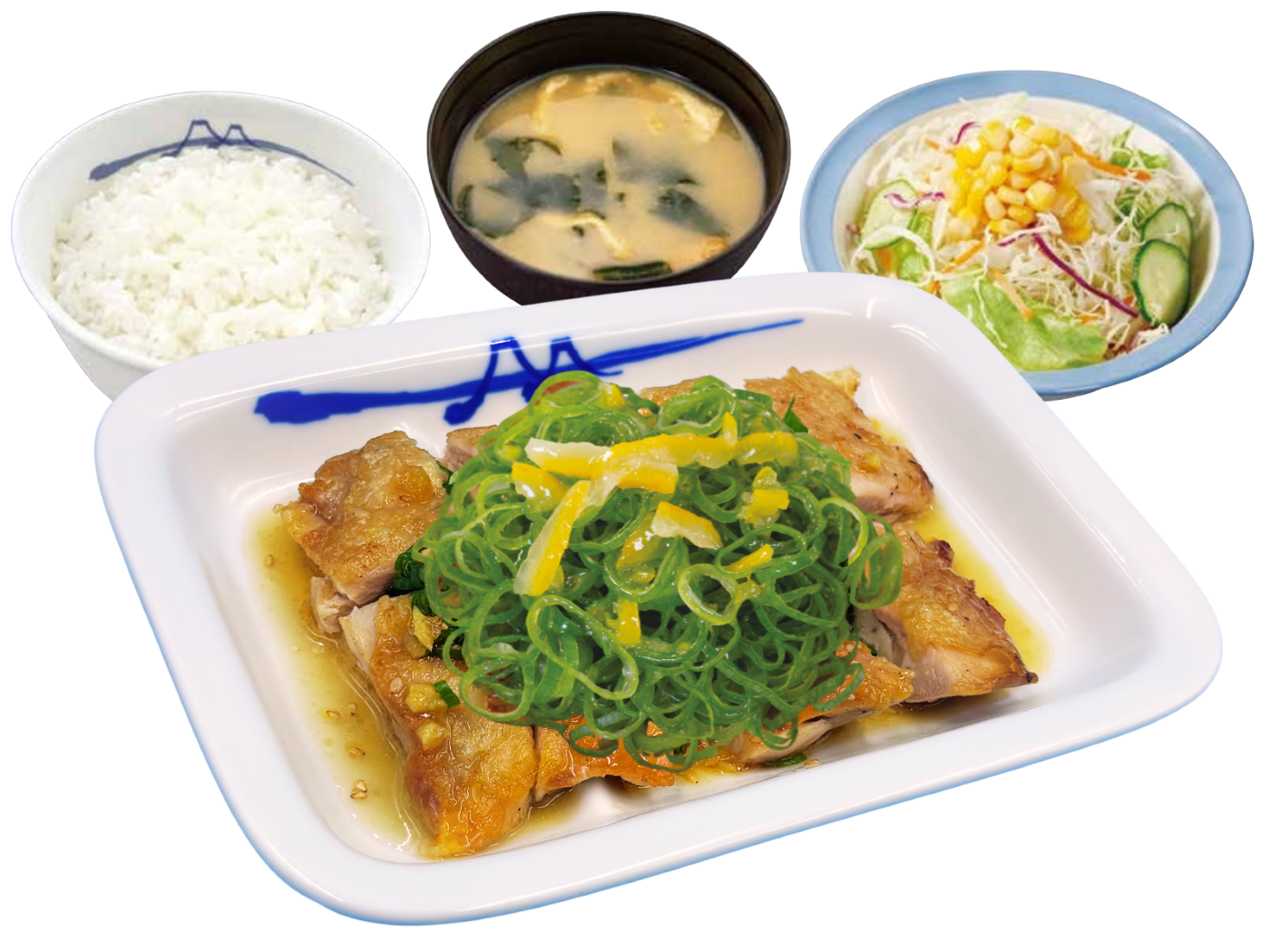 柚子鹽醬雞肉定食$59